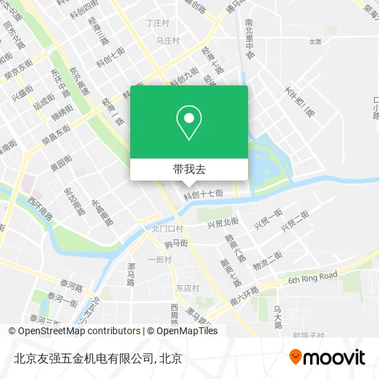 北京友强五金机电有限公司地图