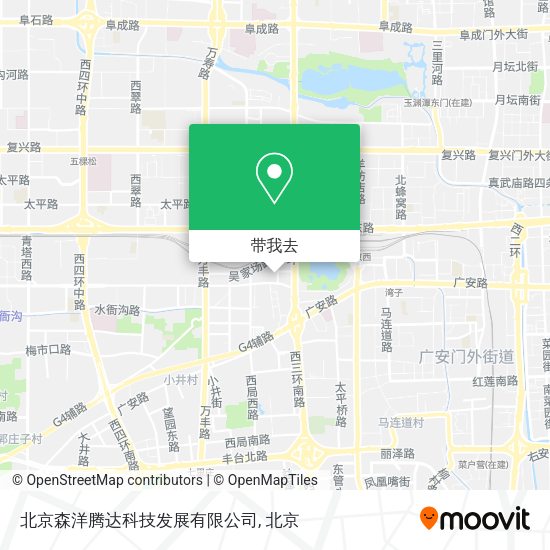 北京森洋腾达科技发展有限公司地图