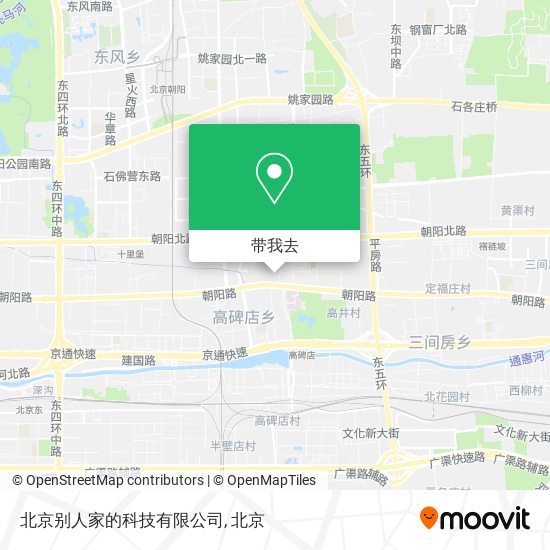 北京别人家的科技有限公司地图