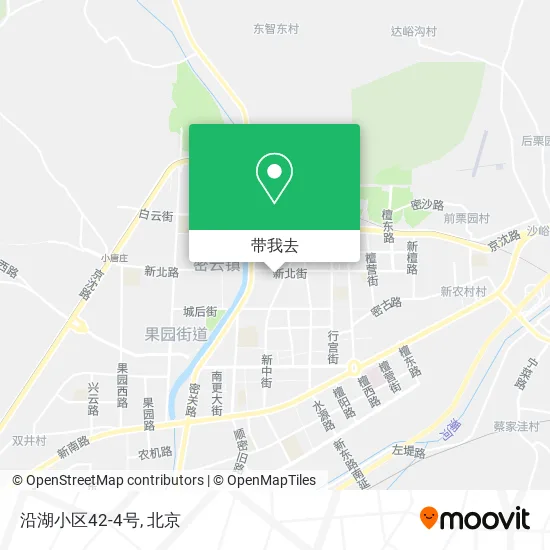 沿湖小区42-4号地图