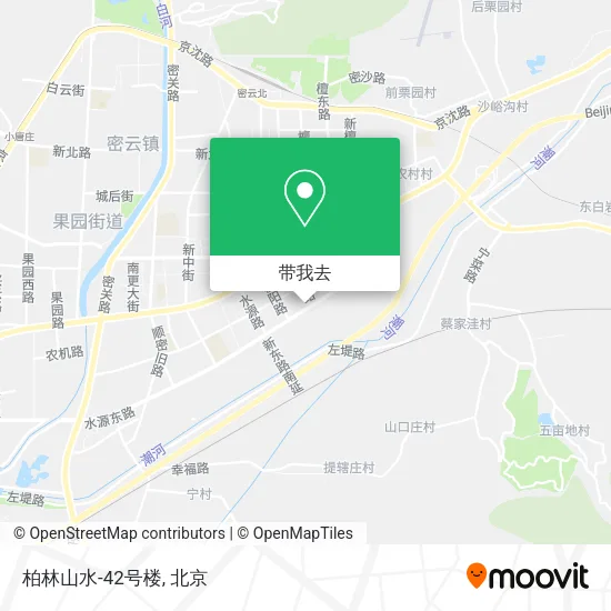 柏林山水-42号楼地图