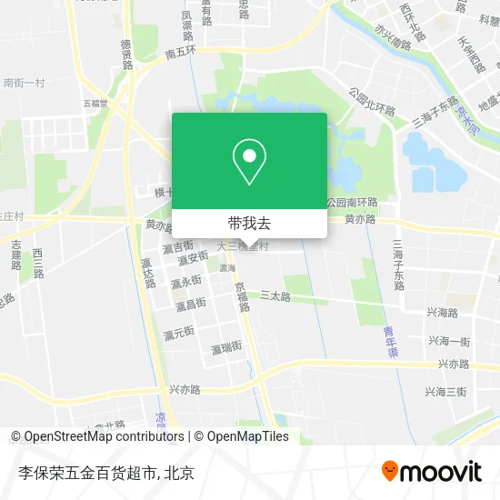 李保荣五金百货超市地图