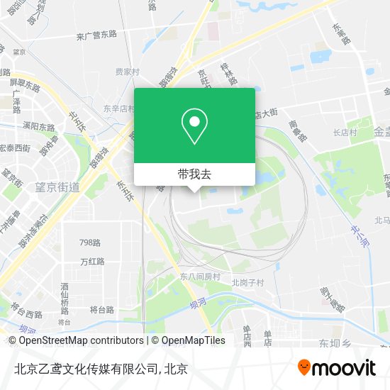 北京乙鸢文化传媒有限公司地图