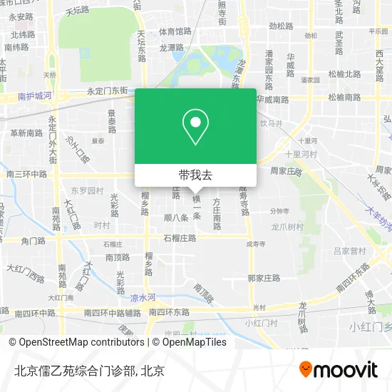 北京儒乙苑综合门诊部地图