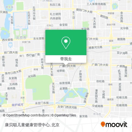 康贝聪儿童健康管理中心地图