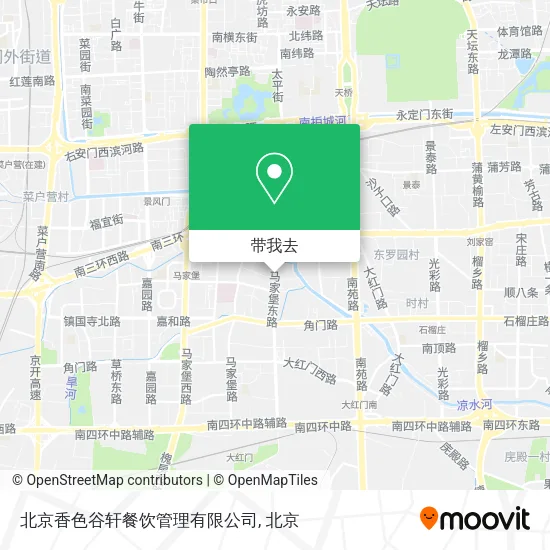 北京香色谷轩餐饮管理有限公司地图