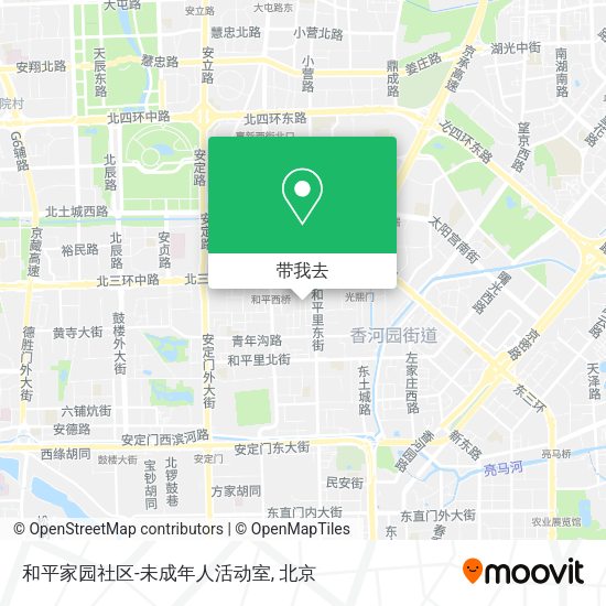 和平家园社区-未成年人活动室地图