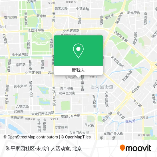 和平家园社区-未成年人活动室地图