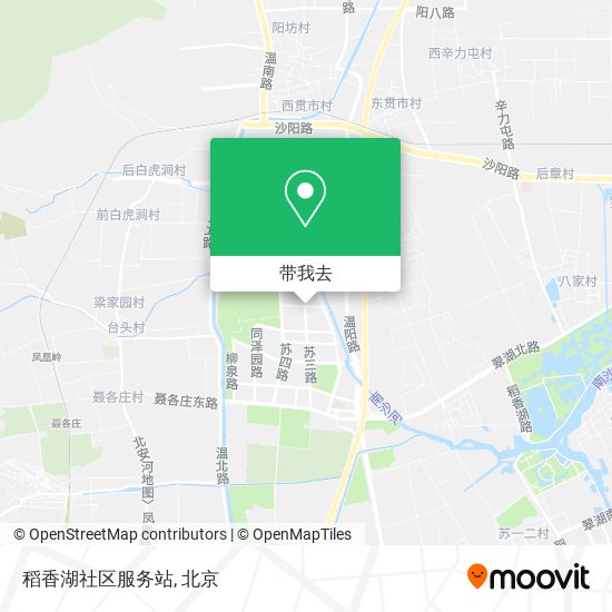 稻香湖社区服务站地图