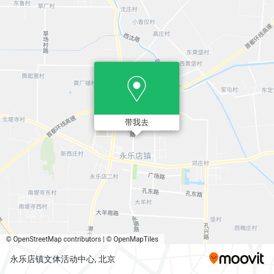 永乐店镇文体活动中心地图