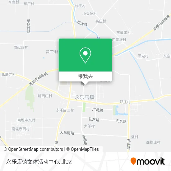 永乐店镇文体活动中心地图