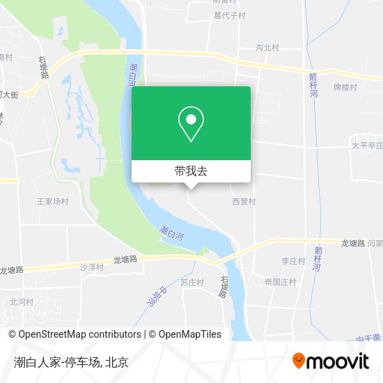 潮白人家-停车场地图