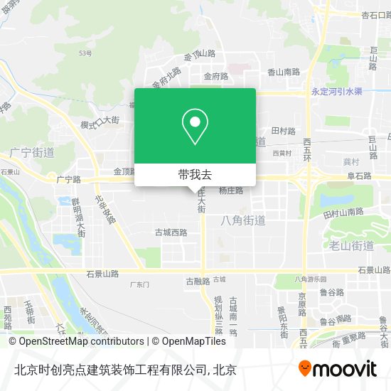 北京时创亮点建筑装饰工程有限公司地图