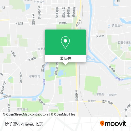 沙子营村村委会地图