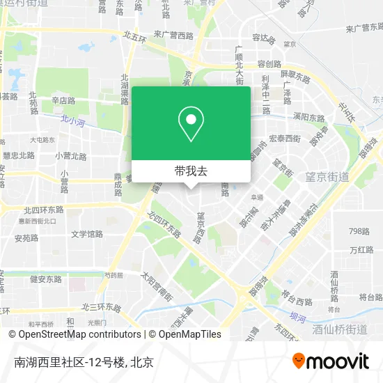 南湖西里社区-12号楼地图