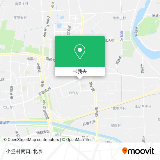 小堡村南口地图