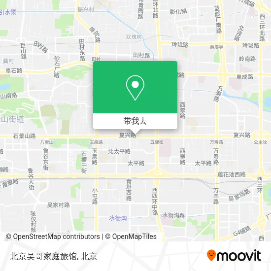 北京吴哥家庭旅馆地图