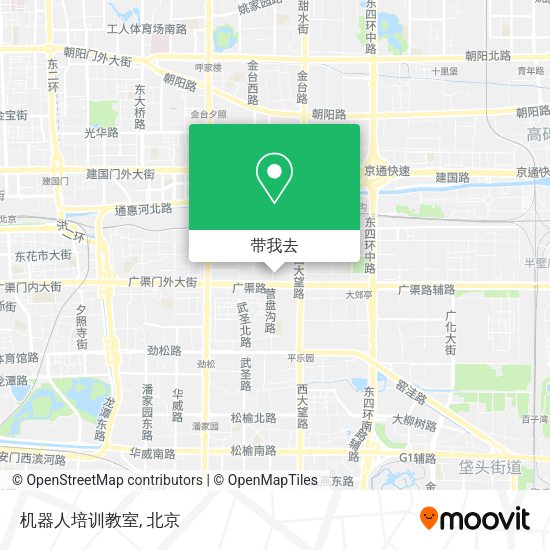 机器人培训教室地图