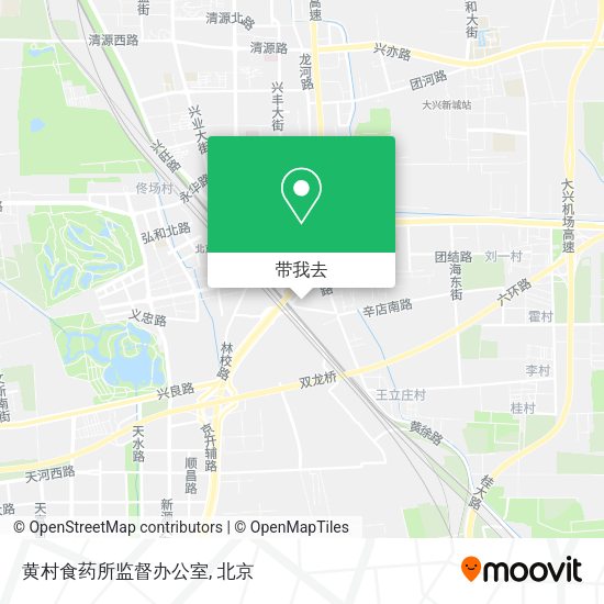 黄村食药所监督办公室地图