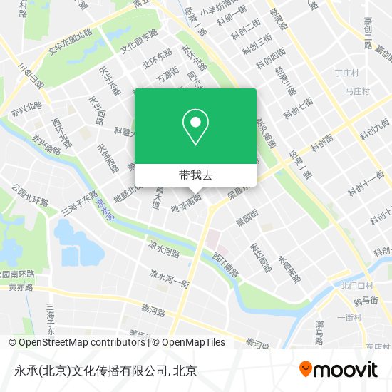 永承(北京)文化传播有限公司地图