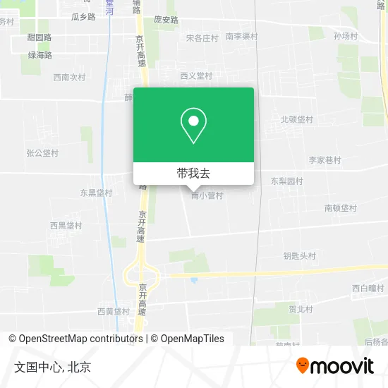 文国中心地图