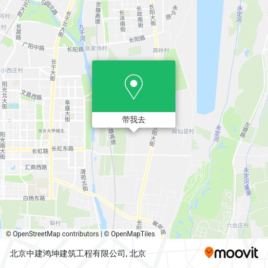 北京中建鸿坤建筑工程有限公司地图