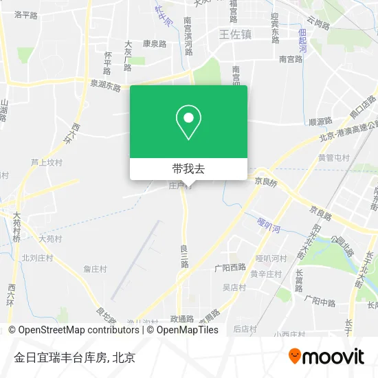 金日宜瑞丰台库房地图
