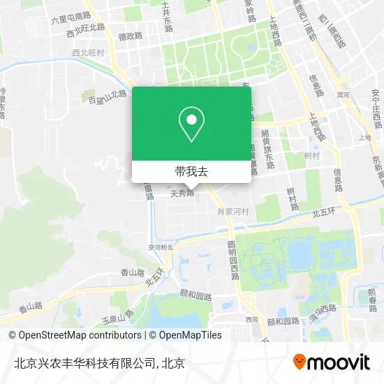 北京兴农丰华科技有限公司地图