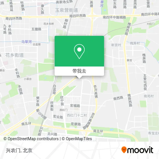 兴农门地图