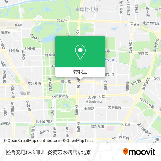 怪兽充电(木维咖啡炎黄艺术馆店)地图