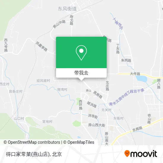 得口家常菜(燕山店)地图