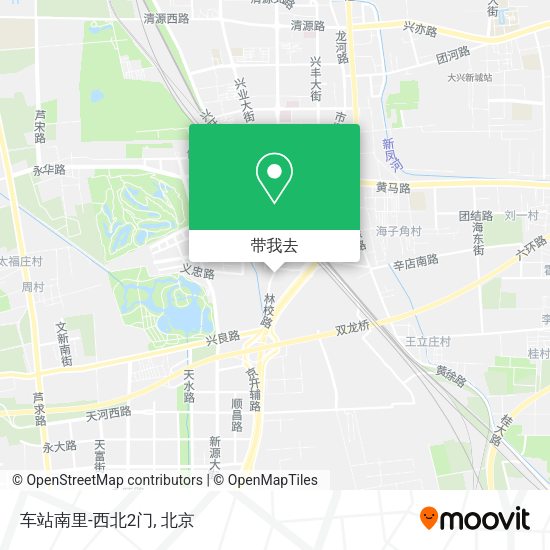 车站南里-西北2门地图