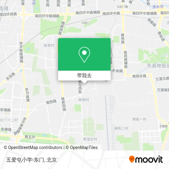 五爱屯小学-东门地图