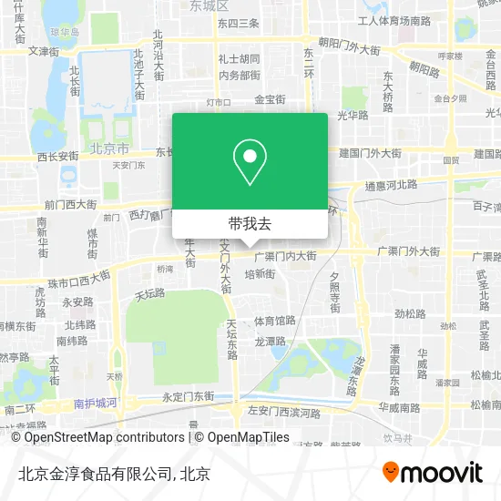 北京金淳食品有限公司地图