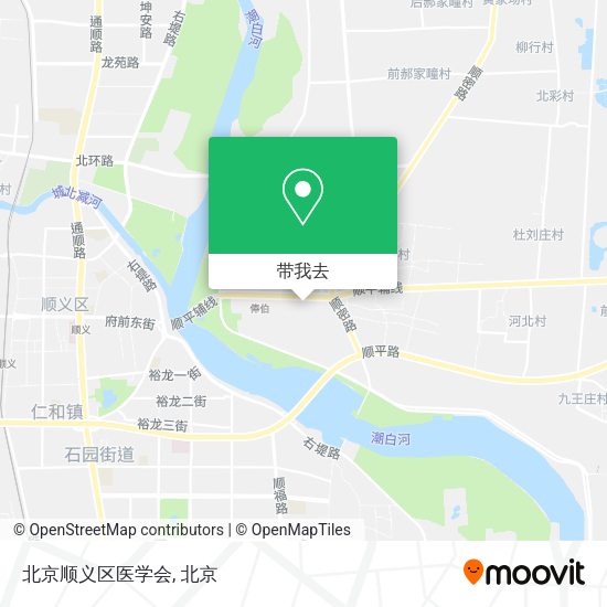 北京顺义区医学会地图