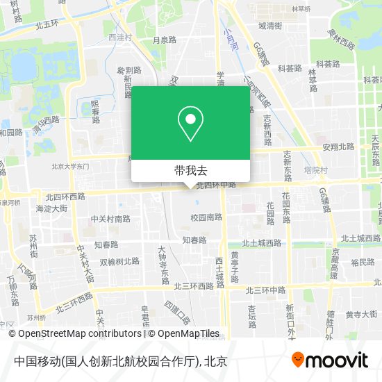 中国移动(国人创新北航校园合作厅)地图