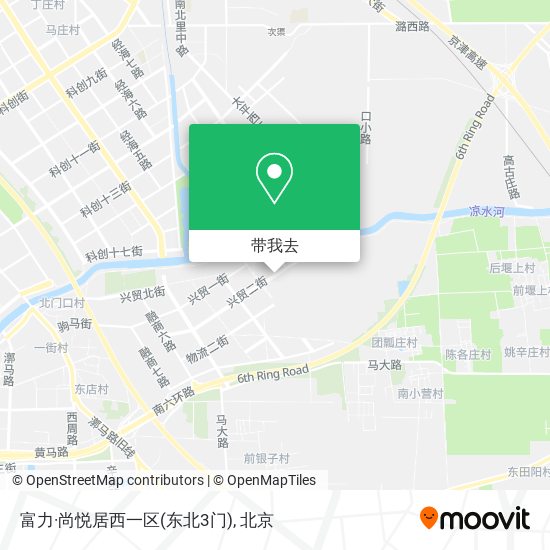富力·尚悦居西一区(东北3门)地图