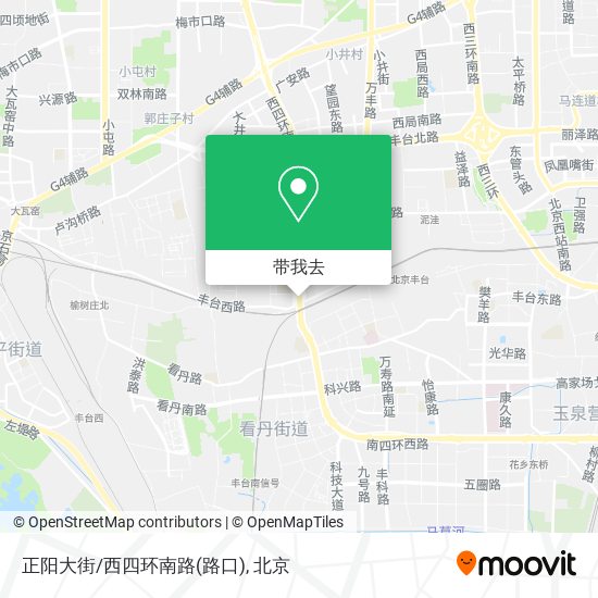 正阳大街/西四环南路(路口)地图