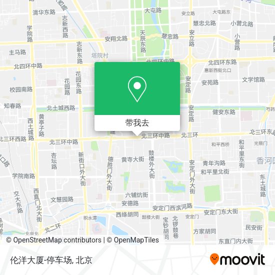 伦洋大厦-停车场地图