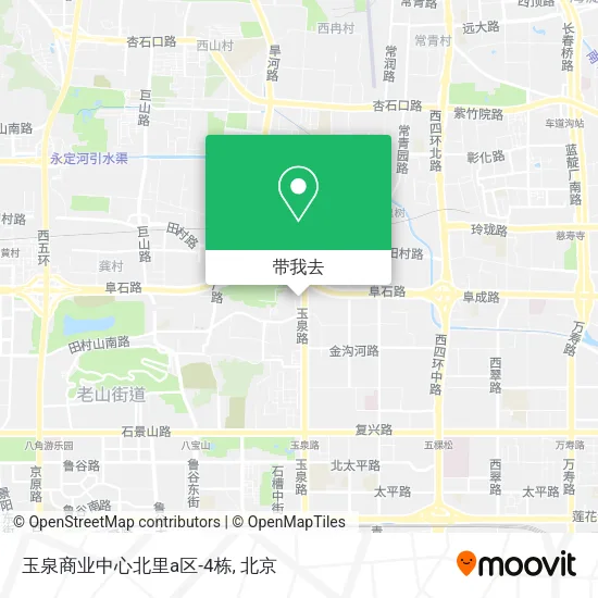 玉泉商业中心北里a区-4栋地图