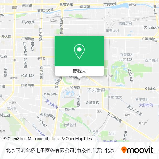 北京国宏金桥电子商务有限公司(南楼梓庄店)地图