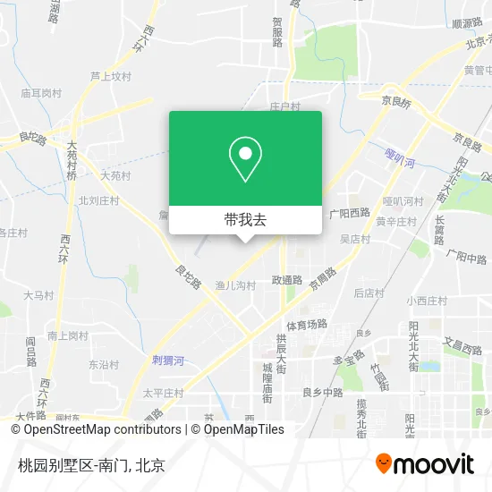桃园别墅区-南门地图