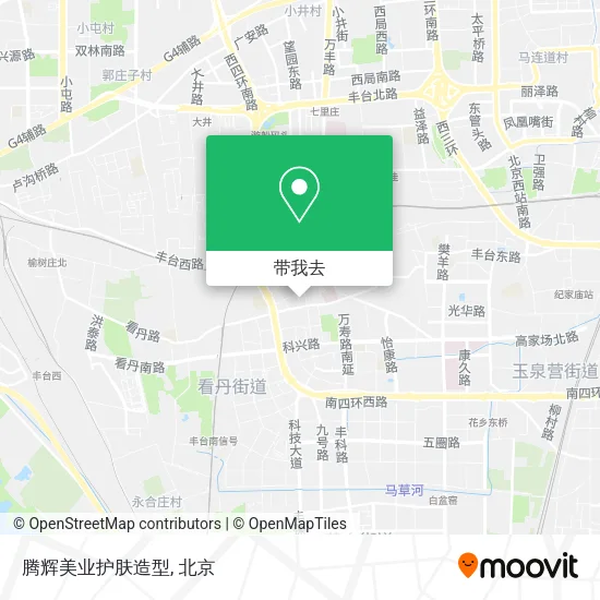 腾辉美业护肤造型地图