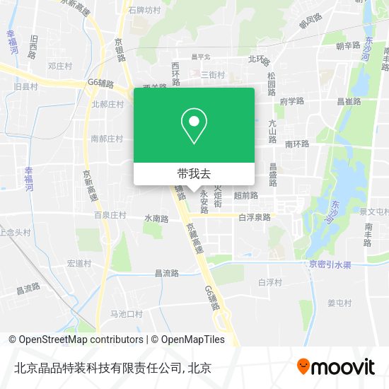 北京晶品特装科技有限责任公司地图