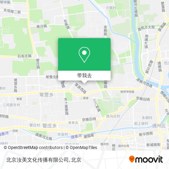 北京汝美文化传播有限公司地图