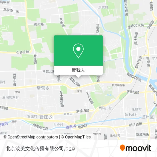 北京汝美文化传播有限公司地图