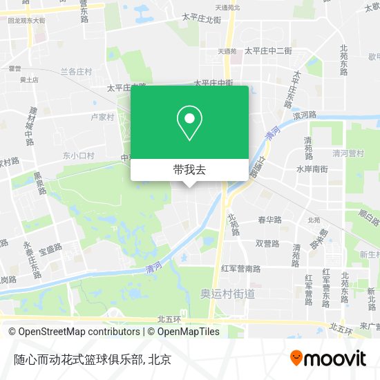 随心而动花式篮球俱乐部地图