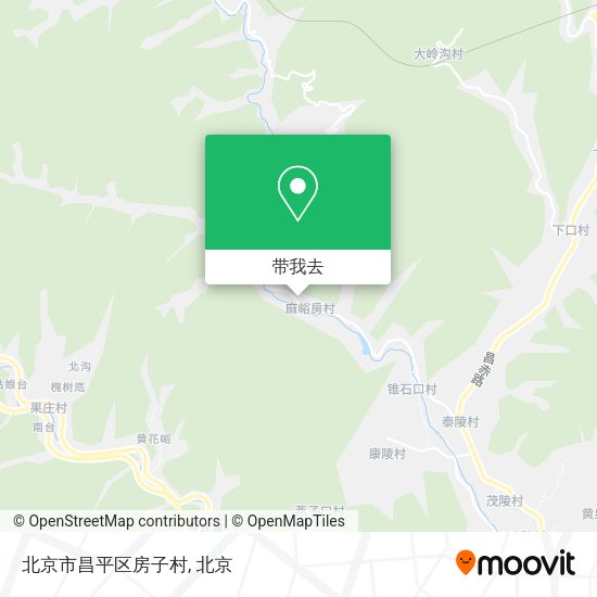 北京市昌平区房子村地图