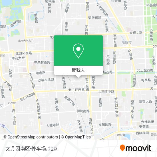 太月园南区-停车场地图