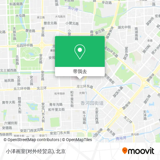 小泽画室(对外经贸店)地图
